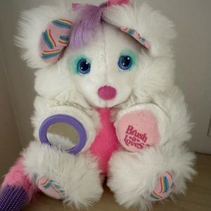 Brush a love plush bear EUC